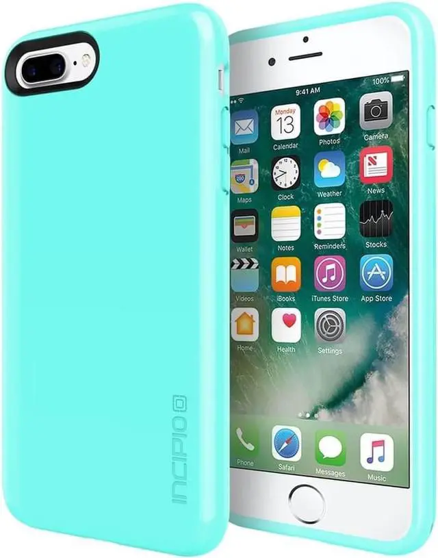Alt view image 2 of 6 - Incipio IPH1499TRQ Haven IML Case for iPhone 7 Plus - Turquoise