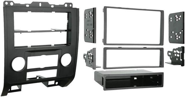 Alt view image 9 of 10 - Metra 99-5814 Single or Double DIN Installation Kit for 2008-up Ford Escape/Mercury Mariner (Black)