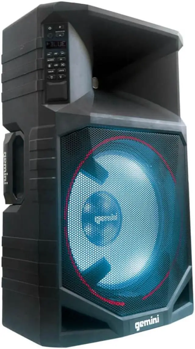 Alt view image 4 of 20 - Gemini GSWT1500PK Portable Water Resistant Wireless Bluetooth Party Speaker