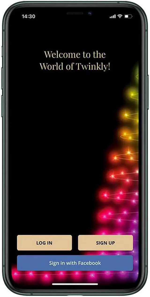 Alt view image 3 of 16 - Twinkly Strings App-Controlled LED Christmas Lights 250 AWW (Amber & White)