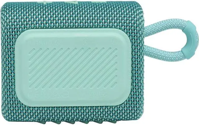 Alt view image 10 of 20 - JBL GO 3 Portable Waterproof Bluetooth Speaker, Teal