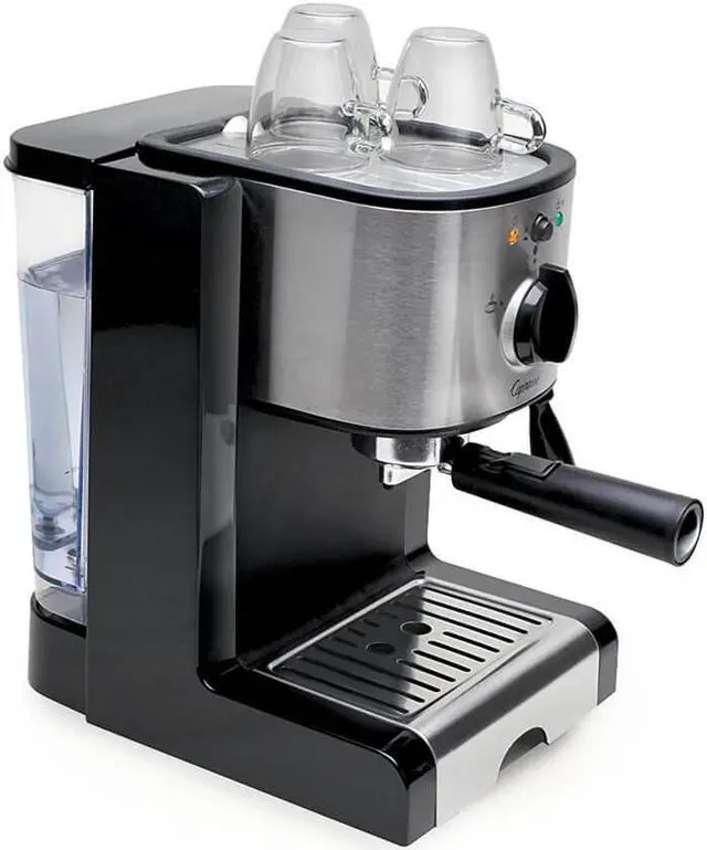 Alt view image 9 of 20 - Capresso EC100 Pump Espresso and Cappuccino Machine