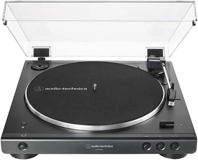 Alt view image 7 of 20 - AudioTechnica AT-LP60XBT Fully Automatic Wireless Belt-Drive Turntable with Bluetooth