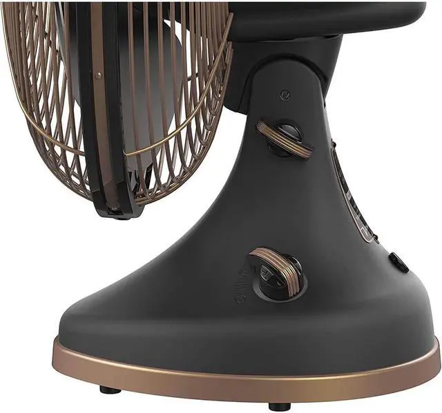 Alt view image 2 of 5 - Vornado SILVERSWANGC Silver Swan Alchemy Table Top Oscillating Fan - Gunmetal
