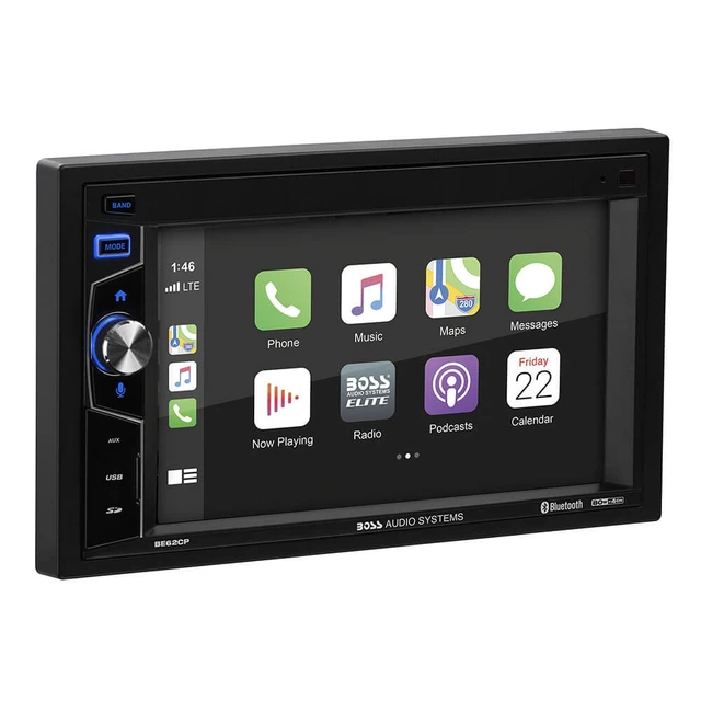 Alt view image 4 of 4 - BOSS Audio BE62CP 2-DIN 6.2" Touchscreen Car Stereo Digital Multimedia Player
