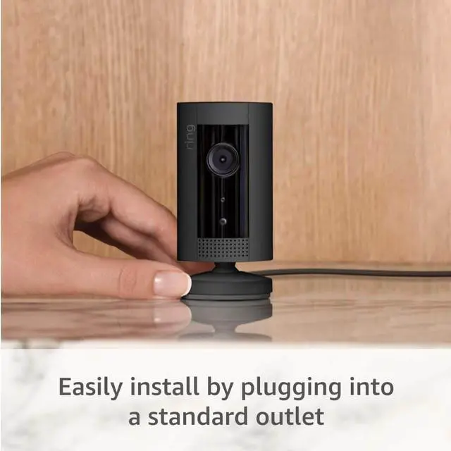 Alt view image 16 of 20 - Ring - Indoor Wireless 1080p Security Camera - Black