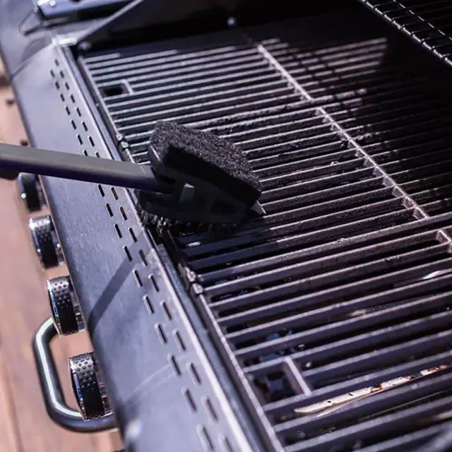 Alt view image 3 of 4 - Norpro 8665 Heavy Duty Nylon Grill Brush with Scraper and Scour Pad