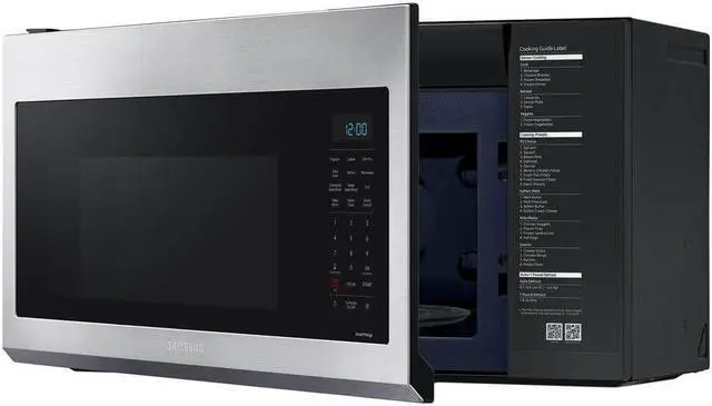 Alt view image 4 of 4 - Samsung MC17T8000CS 1.7 Cu. Ft. Stainless Steel Over The Range Convection Microwave