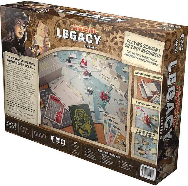 Alt view image 2 of 6 - Z-Man - Pandemic: Legacy Season 0