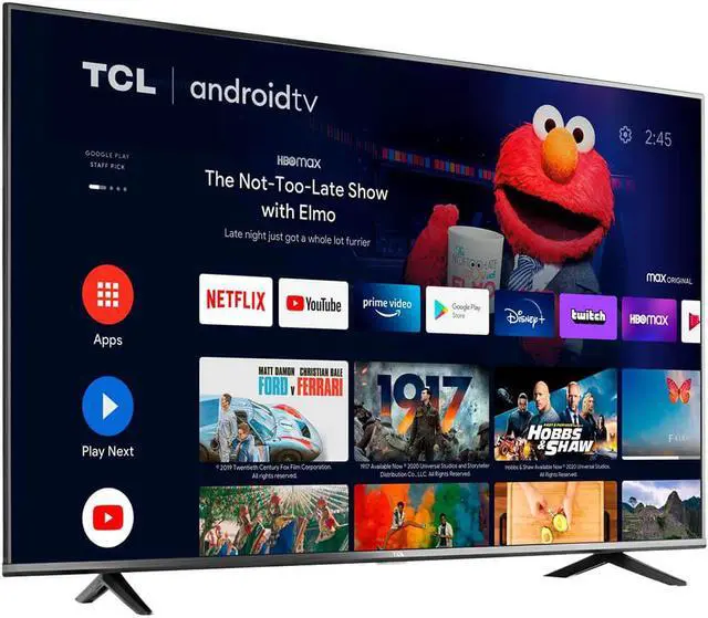 Alt view image 2 of 8 - TCL 55S434 55 inch 4-Series 4K UHD HDR LED Smart Andriod TV