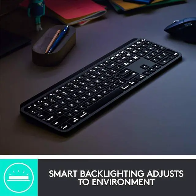 Alt view image 20 of 20 - Logitech MX Keys for Mac Keyboard 920009552