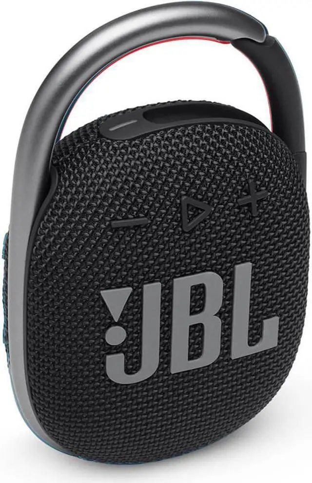Alt view image 14 of 20 - JBL Clip 4 Black Portable Bluetooth Speaker