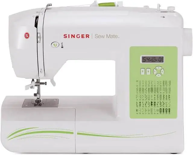 Alt view image 3 of 16 - SINGER Factory Serviced 5400 Fashion Mate 60-Stitch Electronic Sewing Machine with 4 Buttonhole Styles and Variable Needle Positions