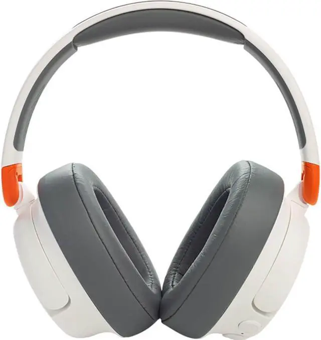 Main image of JBL Kids On-Ear Bluetooth Headphones with ANC and Reduced Volume for Safety Listening - White