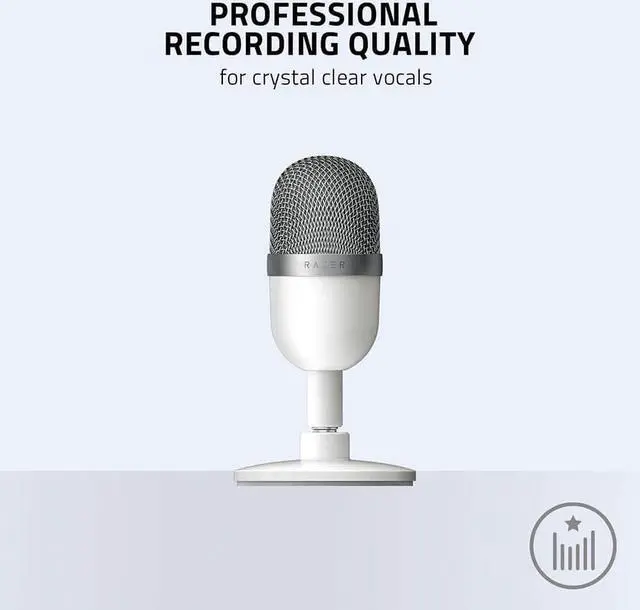 Alt view image 3 of 5 - RAZER Seiren Mini Condenser Microphone - Mercury