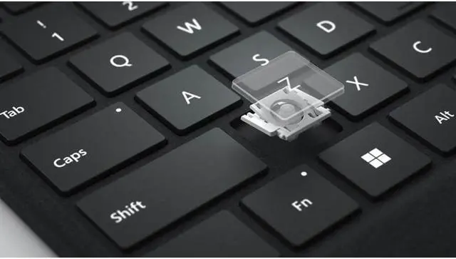 Alt view image 2 of 10 - Microsoft 8XF-00001 Surface Pro Signature Keyboard with Fingerprint Reader Black