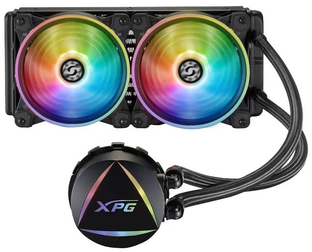 Alt view image 8 of 19 - XPG LEVANTE RGB Liquid CPU Cooler: 360mm Radiator 3 x 120mm Fans