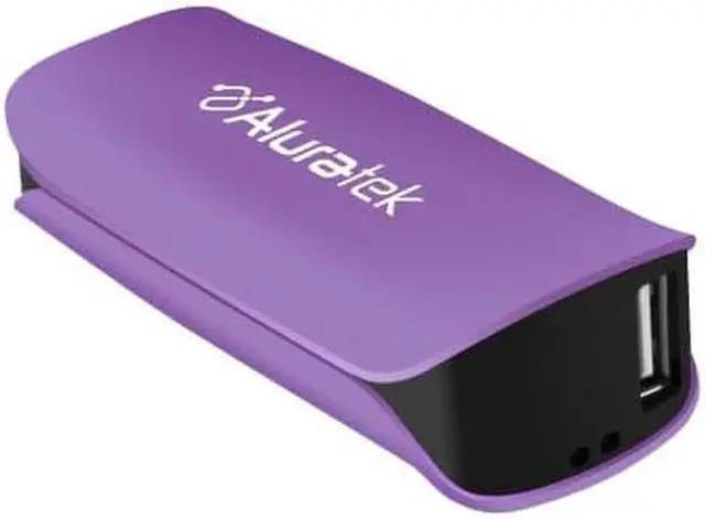 Alt view image 20 of 20 - Aluratek APBL01FV Portable Battery Charger - Violet
