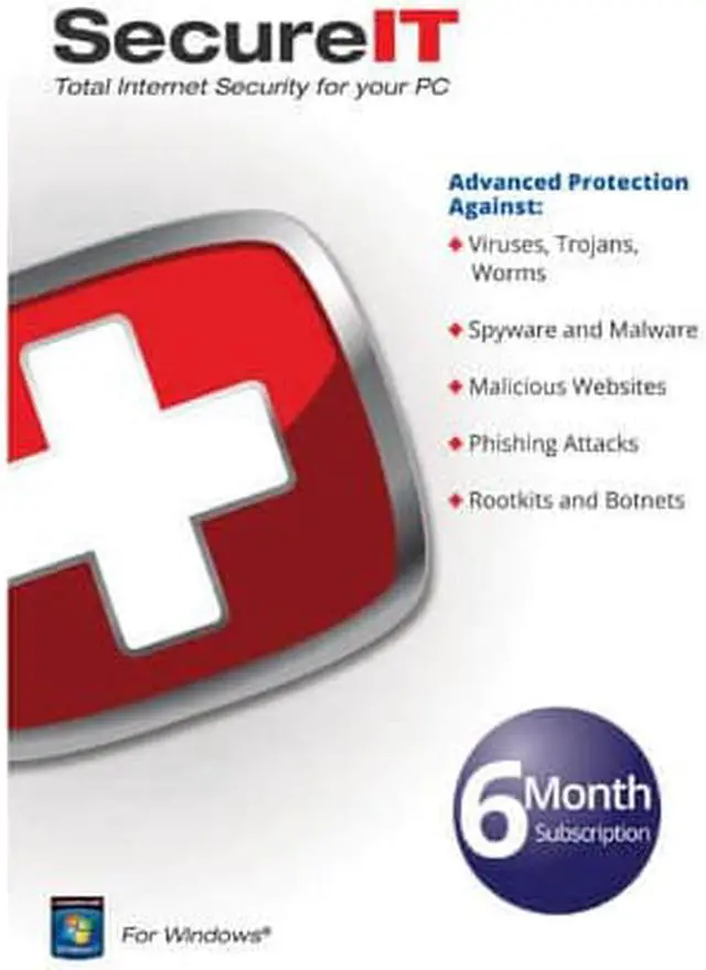 Alt view image 2 of 2 - Security Coverage SecureIT Total Internet PC Security