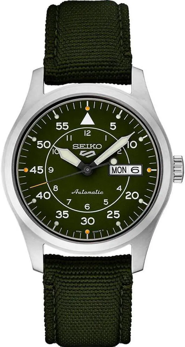 Main image of Seiko SRPH29 5 Mens Green Sports Watch
