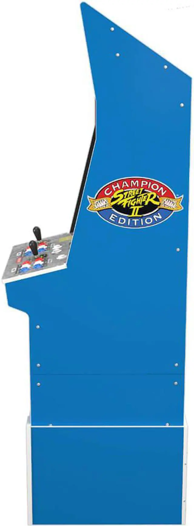 Alt view image 4 of 4 - Arcade1Up Street Fighter II Champion Edition Home Arcade with Riser and Stool
