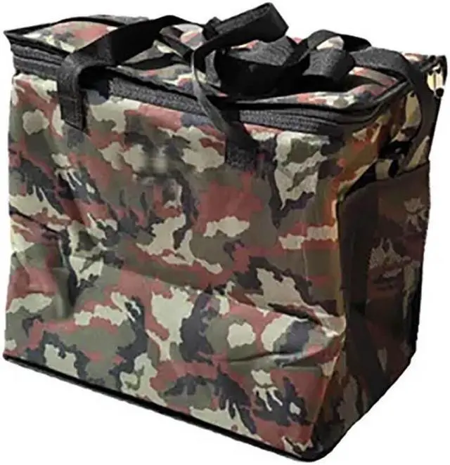 Main image of Kole Imports CAMOCOOLBAG Camouflage Folding Insulated Cooler With Travel Strap