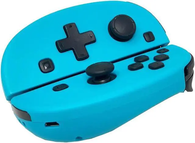 Alt view image 2 of 4 - Meglaze NSWMGCONBLBL Wireless Controllers - Neon Blue/Neon Blue for Switch