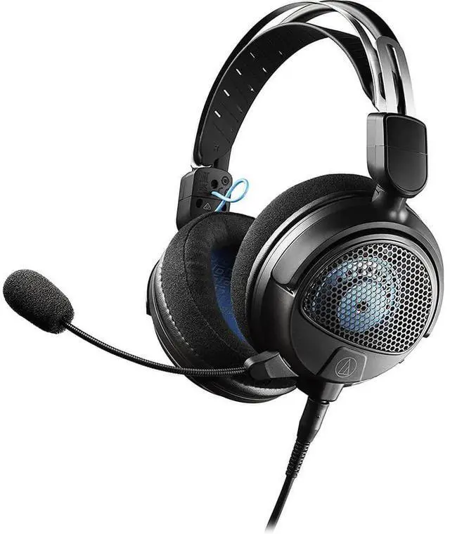 Alt view image 8 of 17 - Audio Technica High-Fidelity Open Back Gaming Headset - Black