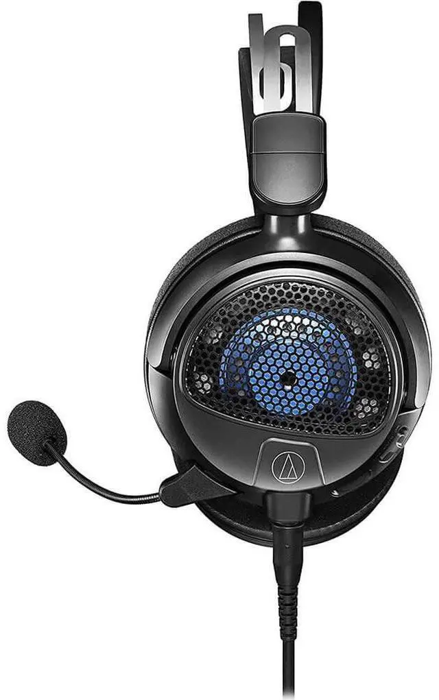 Alt view image 10 of 17 - Audio Technica High-Fidelity Open Back Gaming Headset - Black