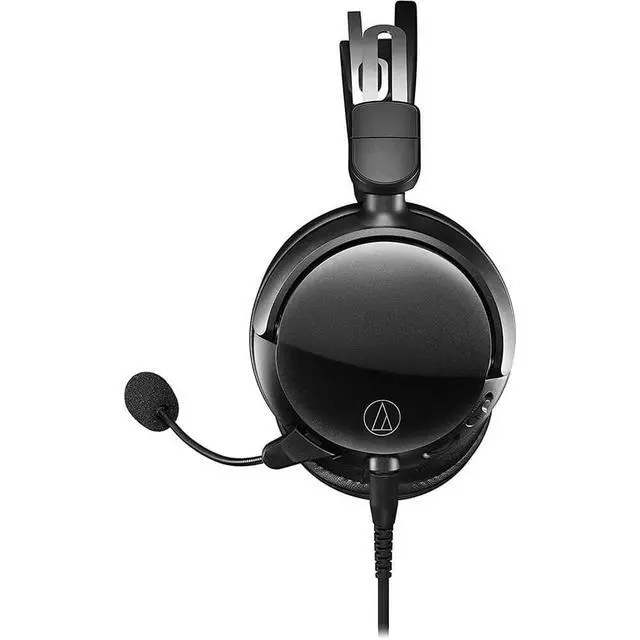 Alt view image 10 of 16 - Audio Technica High Fidelity Closed Back Gaming Headset - Black