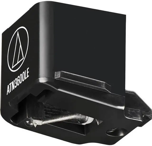 Alt view image 2 of 8 - Audio Technica ATN3600LE Turntable Cartridge Elliptical Replacement Stylus - Black