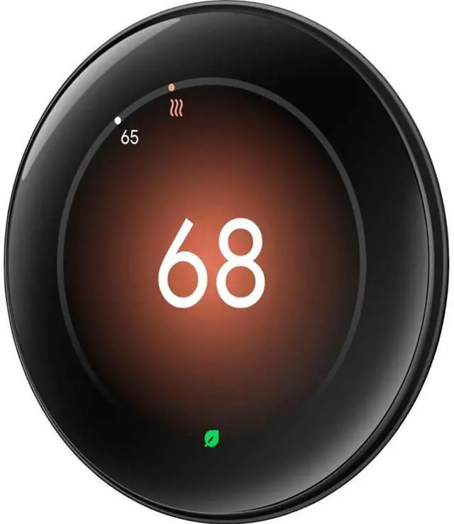 Alt view image 17 of 18 - Google Nest Learning Thermostat (4th Gen, 2024) with Nest Temperature Sensor - Energy Saving Smart Thermostat with Adaptive Eco - Works with Alexa and Google Home App - Polished Obsidian