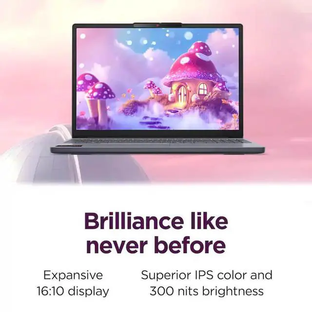 Alt view image 10 of 11 - Lenovo IdeaPad Slim 3 Laptop - 15.3 inch WUXGA (1920x1200) IPS Touchscreen Display - AMD Ryzen 7 170 - 16GB DDR5 RAM - 512GB SSD, AMD Radeon Graphics, Windows 11 Home - Luna Gray (83K700G8US)