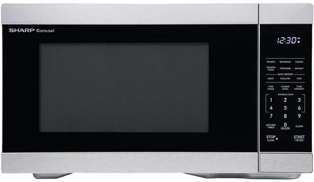 Alt view image 2 of 5 - 1.1 CF Countertop Microwave Oven, Orville Redenbacher's Certified