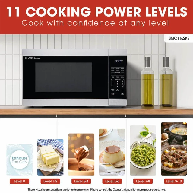 Alt view image 5 of 5 - 1.1 CF Countertop Microwave Oven, Orville Redenbacher's Certified