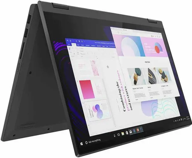 Alt view image 3 of 20 - Lenovo IdeaPad Flex 5 14" 2-in-1 Touchscreen Laptop Intel Core i3-1005G1 8GB RAM 256GB SSD Graphite Grey