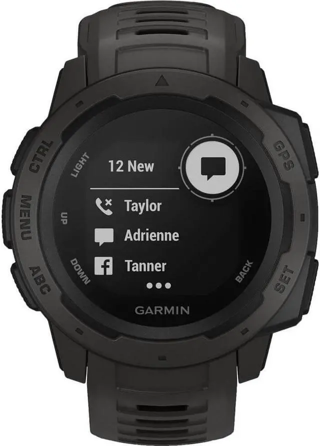 Alt view image 12 of 20 - Garmin Instinct, Rugged Outdoor Watch with GPS 010-02064-00