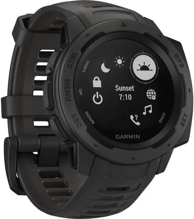 Alt view image 10 of 20 - Garmin Instinct, Rugged Outdoor Watch with GPS 010-02064-00