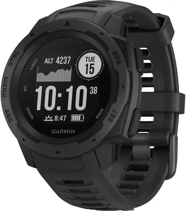 Alt view image 9 of 20 - Garmin Instinct, Rugged Outdoor Watch with GPS 010-02064-00