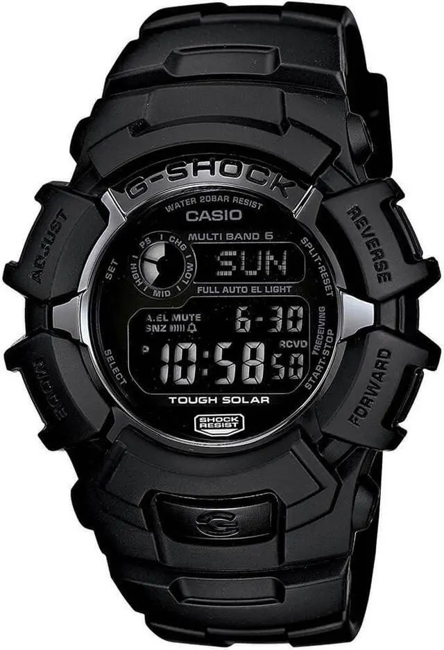 Alt view image 8 of 13 - Casio G-Shock Blackout Solar Atomic Watch GW2310FB-1