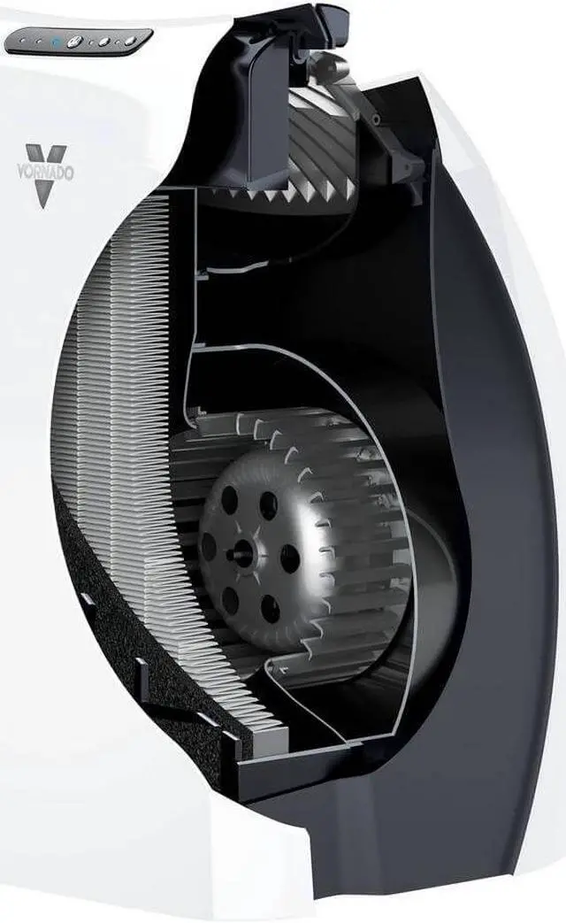 Alt view image 12 of 17 - Vornado AC350 Whole Room True Hepa Air Purifier