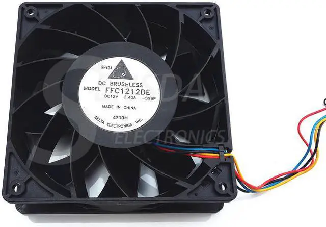 Alt view image 2 of 5 - FFC1212DE Delta 12cm 12038 120mm DC 2.4A ball bearing violence powerful fan