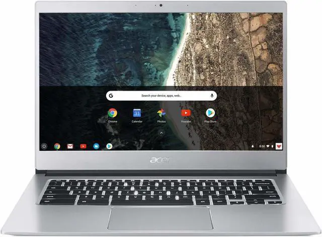 Alt view image 4 of 7 - Acer 514 Chromebook, 14" IPS FHD Display, Intel Celeron N3350 Upto 2.4GHz, 4GB RAM, 32GB eMMC, Card Reader, Wi-Fi, Bluetooth, Chrome OS (NX.H1QAA.001)