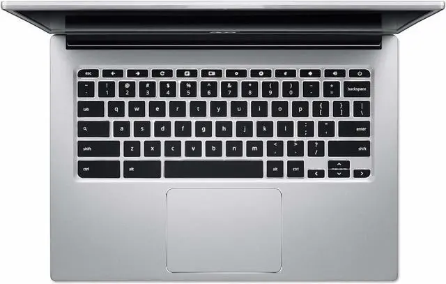 Alt view image 2 of 7 - Acer 514 Chromebook, 14" IPS FHD Display, Intel Celeron N3350 Upto 2.4GHz, 4GB RAM, 32GB eMMC, Card Reader, Wi-Fi, Bluetooth, Chrome OS (NX.H1QAA.001)