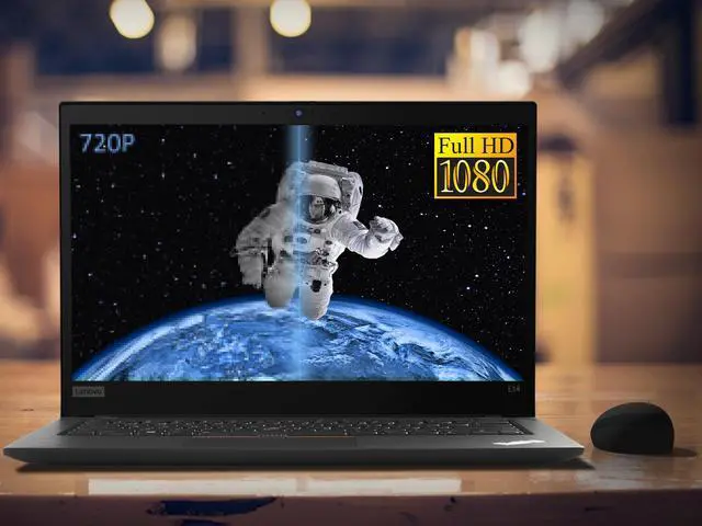 Alt view image 4 of 7 - Lenovo ThinkPad E14 Gen 2 Laptop, 14" IPS FHD Display, AMD Ryzen 5 4600U Upto 4.0GHz, 8GB RAM, 1TB NVMe SSD, Vega 6, HDMI, DisplayPort via USB-C, Wi-Fi, Bluetooth, Windows 10 Pro