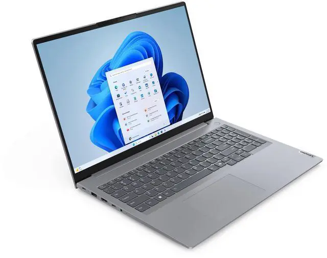 Alt view image 2 of 7 - Lenovo ThinkBook 16 Gen 7 Laptop, 16" WUXGA Display, AMD Ryzen 5 7533HS Upto 4.4GHz, 32GB RAM, 2TB SSD, Fingerprint Reader, Windows 11 Pro