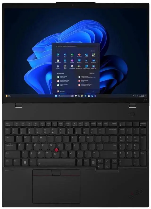 Alt view image 5 of 5 - Lenovo ThinkPad L16 G2 Laptop, 16" WUXGA Touch Display, Intel Core Ultra 7 255U Upto 5GHz, 32GB RAM, 4TB SSD, Backlit keys, Fingerprint Reader, Windows 11 Pro