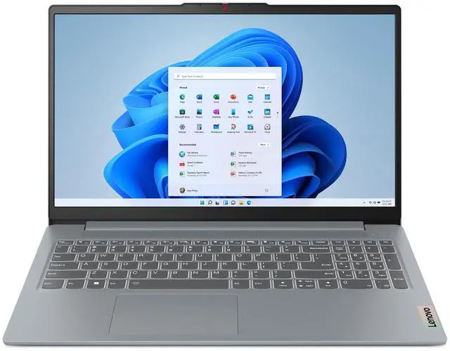 Main image of Lenovo IdeaPad Slim 3 Laptop, 15.6" FHD Touch Display, AMD Ryzen 5 7520U Upto 4.3GHz, 8GB RAM, 4TB SSD, Backlit keys, Fingerprint Reader, Windows 11 Pro
