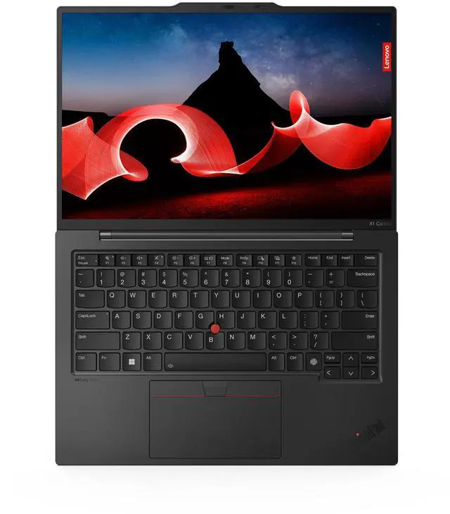 Alt view image 7 of 7 - Lenovo ThinkPad X1 Carbon Gen 12 Laptop, 14" WUXGA Display, Intel Core Ultra 7 155U Upto 4.8GHz, 16GB RAM, 2TB SSD, Backlit keys, Fingerprint Reader, Windows 11 Pro (21KCS4S600)