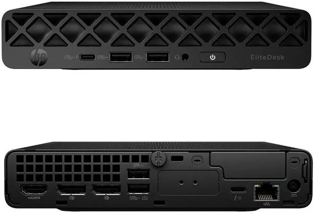 Alt view image 4 of 5 - HP EliteDesk 8 G1a Desktop PC, AMD Ryzen 5 220 Upto 4.9GHz, 16GB RAM, 2TB SSD, Windows 11 Pro